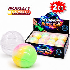 Image of SQUEEZE BURST BALL - 2 PCS - Squishy Stress Relief Toy!