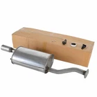 Stainless Steel fits Rear Exhaust Muffler fits: 2006 2007-2011 Honda Civic 1.8L