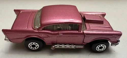 Matchbox Lesney Superfast # 4 '57 Chevy in bright metallic pink Great Condition!