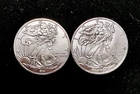 Lot of 2 - 1/2oz (1 Oz Total) Silver (.999) Walking Liberty Eagle Rounds #2