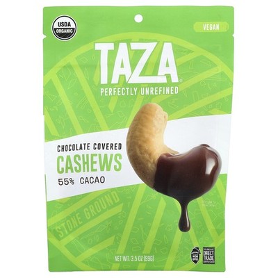 Chocolate Covered Cashews, 55% Cacao, 3.5 oz (99 g)
