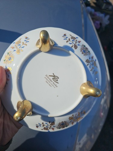 Eclectique kaikai Peacock Plate Gold-Decorated Plate - Picture 22 of 24