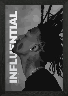 Playboi Carti Einflussreiches Portrait Gerahmtes Wandbild Poster Leinwanddruck Bild