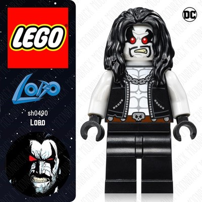 LEGO Lobo Minifigur sh0490 sh490 Justice League 76096 DC Super Heroes