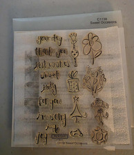CTMH Close to My Heart Acrylic Stamp Sets: Frames and Shapes 2 - You Choose