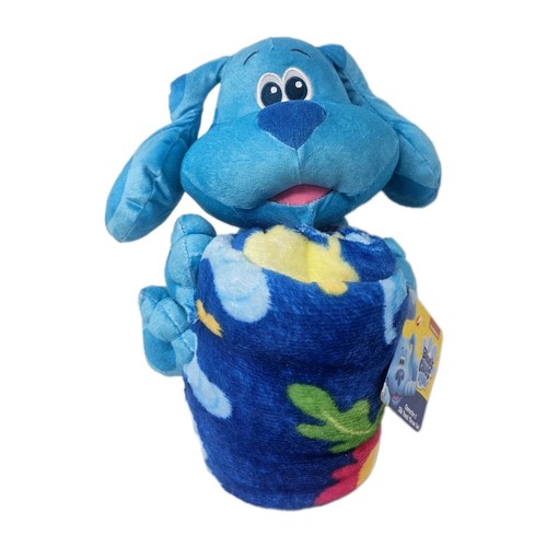 Blue's Clues & You Silk Touch Hugger Kissen & Decke Set Neu mit Etikett