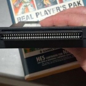 Nintendo NES Game: Real Player's Pack HES LIKE Caltron 6 in 1 C With Manu