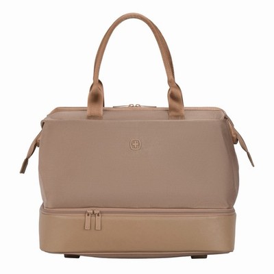 Swissgear Weekender Travel Tote Bag, Caramel Color 10''Wx18''LX13''H FREE SHIPPING!