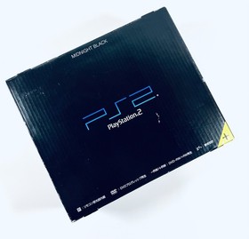 Sony PlayStation 2 PS2 SCPH-50000 Midnight Black Console Boxed NTSC-J Japan