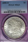 1890 O PCGS MS63 MORGAN SILVER DOLLAR #B52362