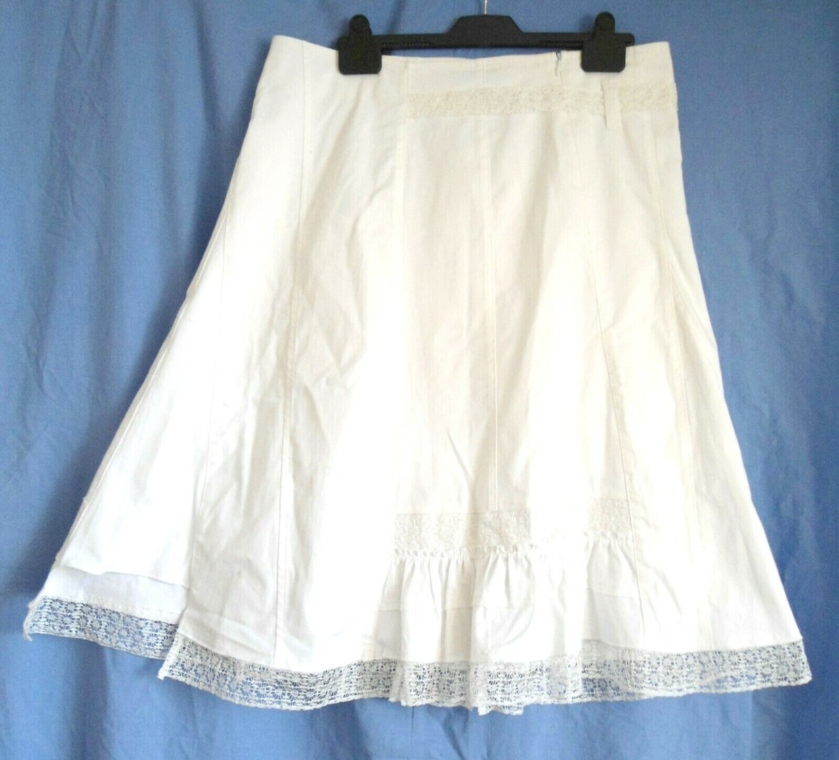 Jupe Longue évasée Neuve Taille T4 (44-46) - Couleurs Rouge, Noir, Blanc, Marque Multiples
