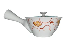 Ceramic Japanese Wide Mouth Teapot with Tea Strainer