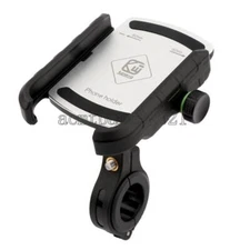 Silver Motorcycle Bike MTB Bicycle Handlebar Mount Holder Bracket for Cell Phone