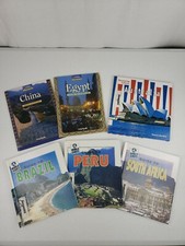 Lot of 6 Educational Children's Books Learn Different Parts of the World 
