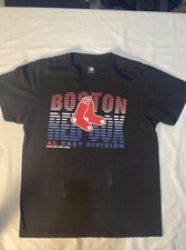 Boston Red Sox MLB Genuine Merchandise Men s Black Shirt Size Large.
