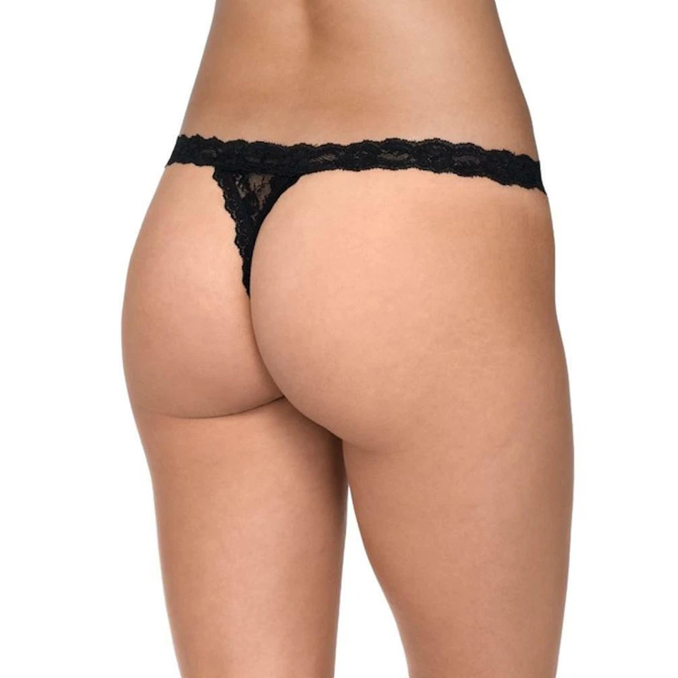 Babydoll Hanky Panky L96233 Peek A Boo de encaje sin cordones con cuerda G para mujer talla L Foto 3 de 3