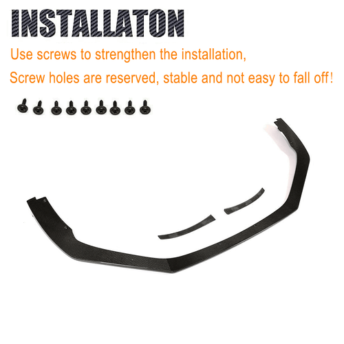 Fit For Porsche 718 Boxster Cayman 2016-18 REAL Carbon Front Bumper Spoiler Lip - Picture 10 of 12