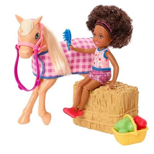 sikkert hjemmelevering nødvendig Barbie Sweet Orchard Farm Chelsea Doll, Pony and 7 Accessories | eBay