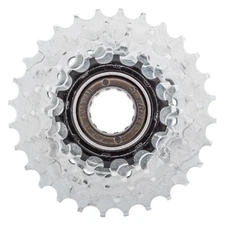 SUNRACE M20 INDEX FREEWHEEL 6-SPEED 14-28T SHIMANO COMPATIBLE SILVER/BLACK