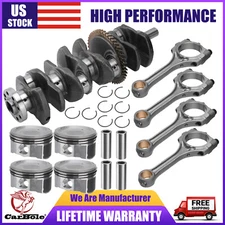 2AZFE 2AZ 2.4L Crankshaft/ConRods/Pistons Kit For Toyota Camry Rav4 Scion tC xB