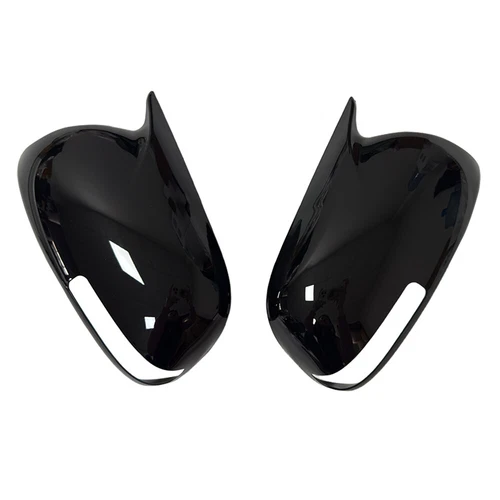 For Toyota RAV4 2009-2012 Black/Carbon Ox Horn Rearview Mirror Cover Shell Caps - Foto 14 di 18