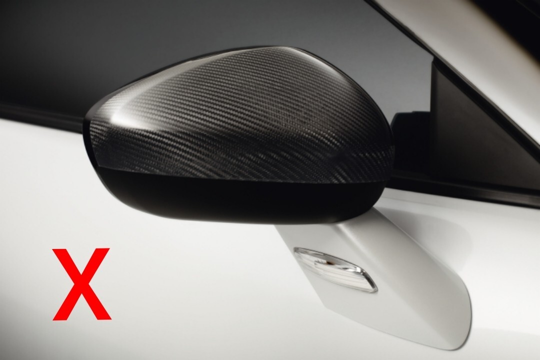 Coques Rétroviseur Pour Citroën DS5 2011-2017 - Motif Fibre Carbone - Protection Contre Rayures, Poussière - Paire Gauche/droite - 6