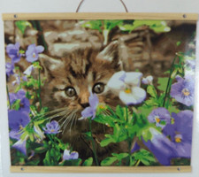 Artist  s Loft Paint By Number Kit Cat Kitten Spring Flowers NIB New Intermediate