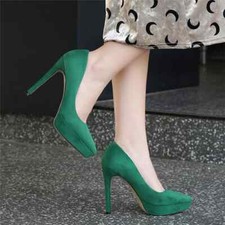 Women's 12cm high heels 2.5cm platform high heels plus size ball shoes