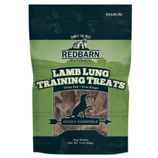 Redbarn Pet Products Lamb Lung Training Dog Treats 3 oz 