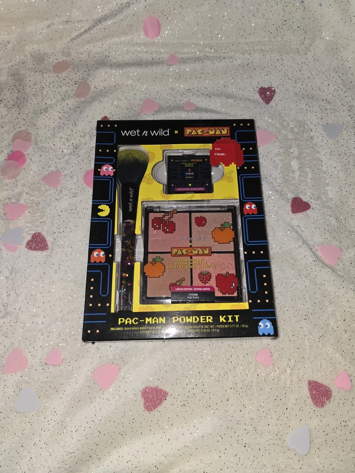 Wet n Wild X Pac Man 3 Piece Shine Kit ~Limited Edition sealed in box