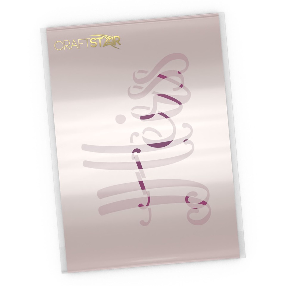 His / Hers Script Style Stencils - Craft Size His and Hers Stencils | eBay