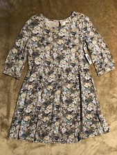 New Old Navy Dress Girls XL 14 Floral Multi-colored 3/4 sleeve