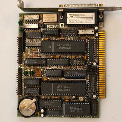 AST Research I/O Mini II 8-Bit ISA Card Working IBM 5150 PC XT Serial Parallel