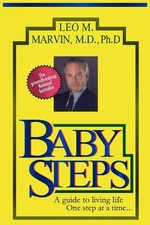 Baby Steps Dr. Leo M. Marvin Blank Notebook: Size 6" x 9" inches, 110 lined page