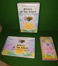 Jewels of the Lotus: Tibetan Gemstone Oracle Book &Card set Complete 