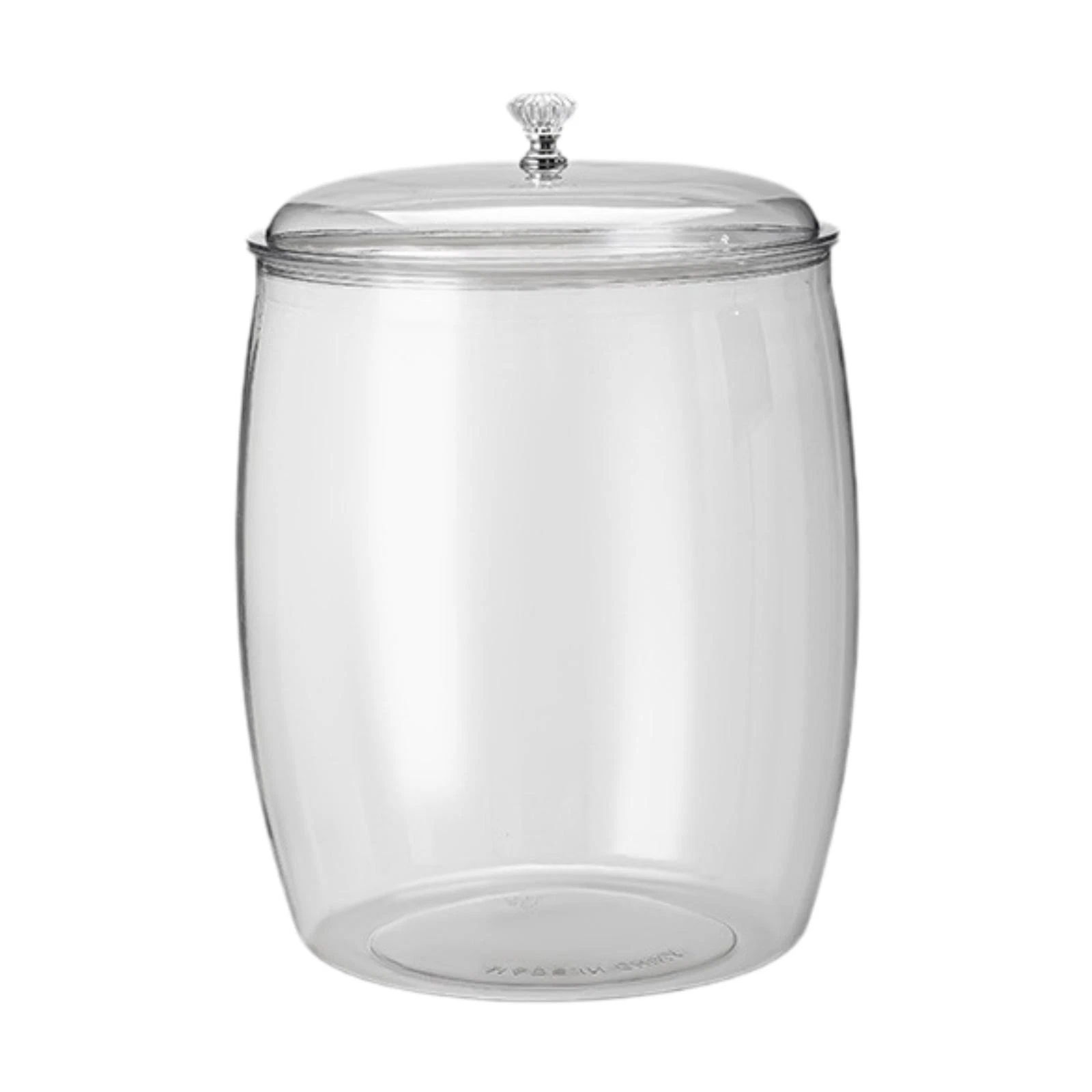 Food Storage Container Sealed Jar Tea Canister with Lid Transparent Clear