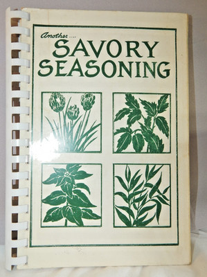 Vintage Another Savory Seasoning Cookbook Western Reserve Herb Society Cleveland