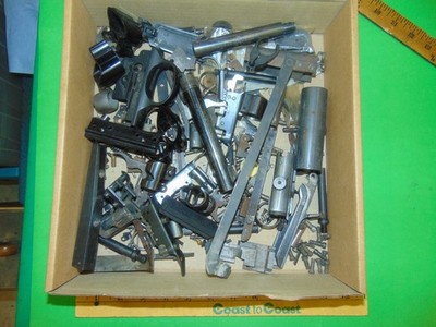 8+ pounds of Vintage gun parts Unknown models