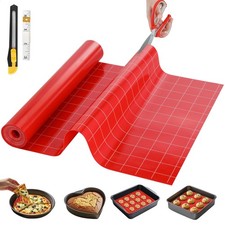 Silicone Baking Mat, 12 IN x 6 FT Free Cutting Baking Sheet,Non-Stick Reusabl...