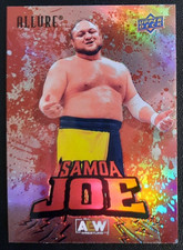 2024 Upper Deck Allure AEW SAMOA JOE #72 Crimson Parallel Card SSP Case Hit