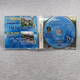 NBA 2K (Sega Dreamcast, 1999) Game Complete & Tested CIB Manual Case Game
