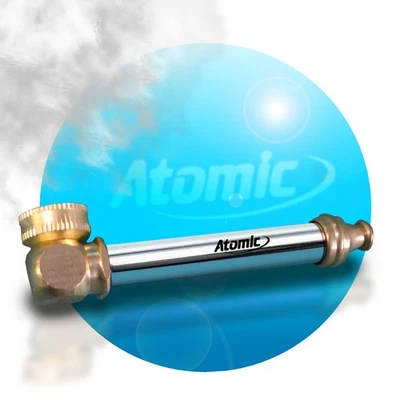 Tabakpfeife Metallpfeife Pipe Atomic Pfeife Tabacco Pipe Silber