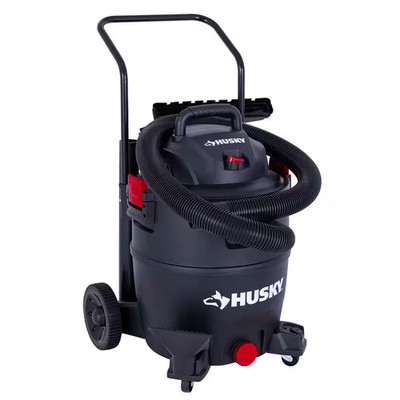 16 Gallon 6.5 Peak HP Wet Dry Vac Shop Vacuum Cart with Locking Hose, Wands, Fil