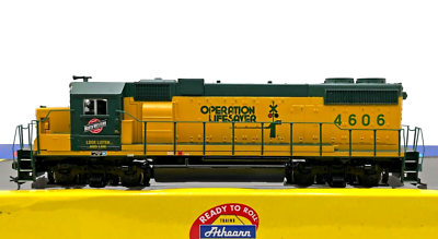 HO ATHEARN 8003 GP38-2 CHICAGO NORTHWESTERN CNW # 4606 OPERATION