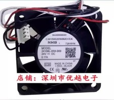 NMB 2410ML-05W-B69 6025 DC24V 0.17A 6CM 3-Wire Inverter Cooling Fan