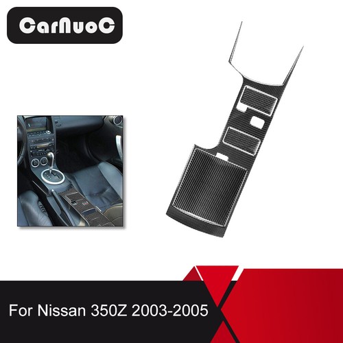 52Pcs W/ Navi Dashboard Full Set Kit Cover Trim For Nissan 350Z Carbon Fiber - Picture 7 of 12