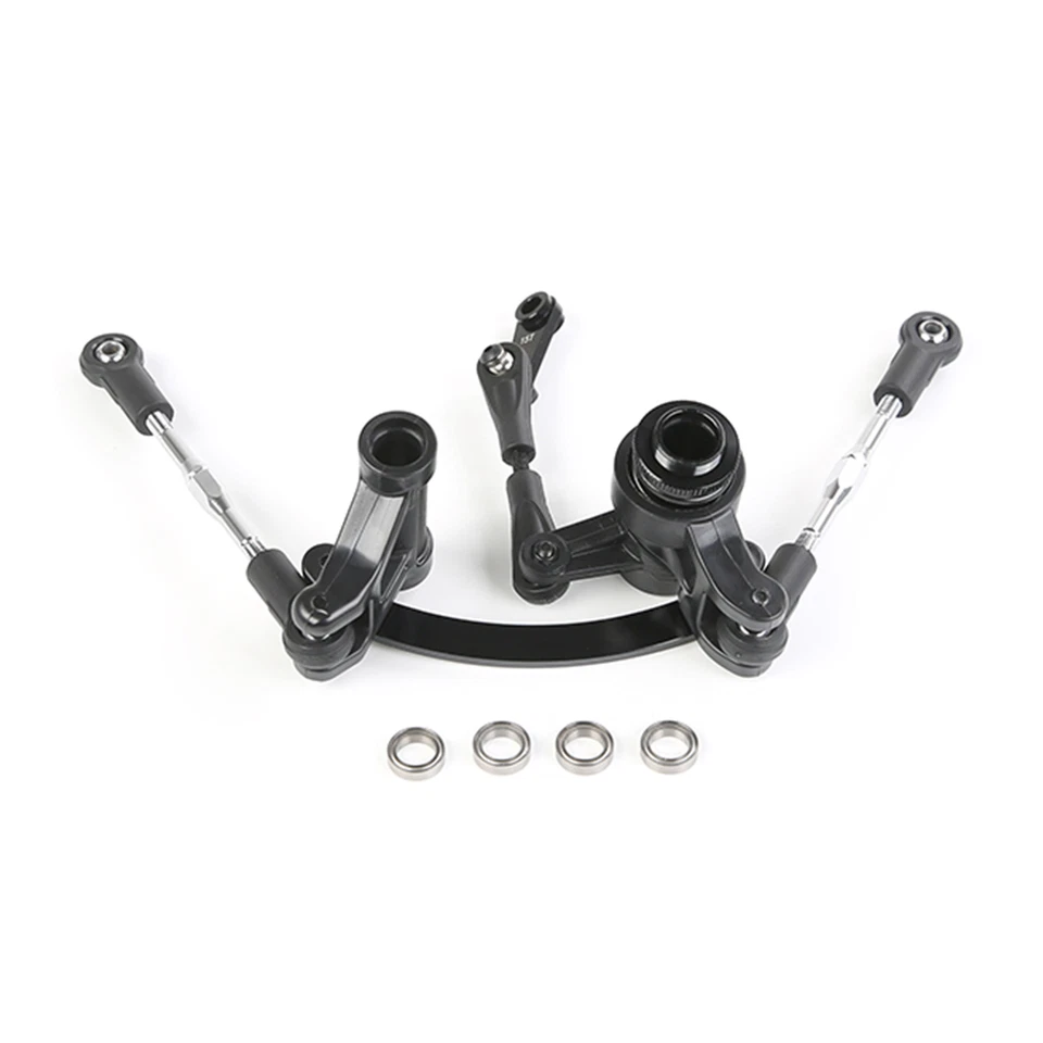 CNC-Metall-Schwenkhebel mit Lenkstangen Lenkungs für 1/5 Rovan Losi 5ive-T LT - Bild 2 von 4