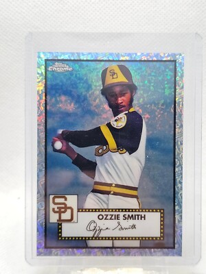 2021 Topps Chrome Platinum Anniversary Ozzie Smith Mini Diamond