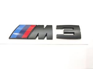 SCRITTA LOGO STEMMA ADESIVO QUALITÀ 3M - "BMW ///M3" BLACK +