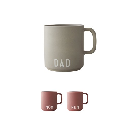 Design Letters Lieblings becher DAD| Kaffeebecher aus Porzellan mit Henkel - Bild 2 von 4
